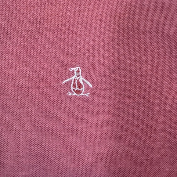 Original Penguin Polo Shirt Mens Large Classic Fit Embroidered‎ Penguin Casual - Picture 2 of 9